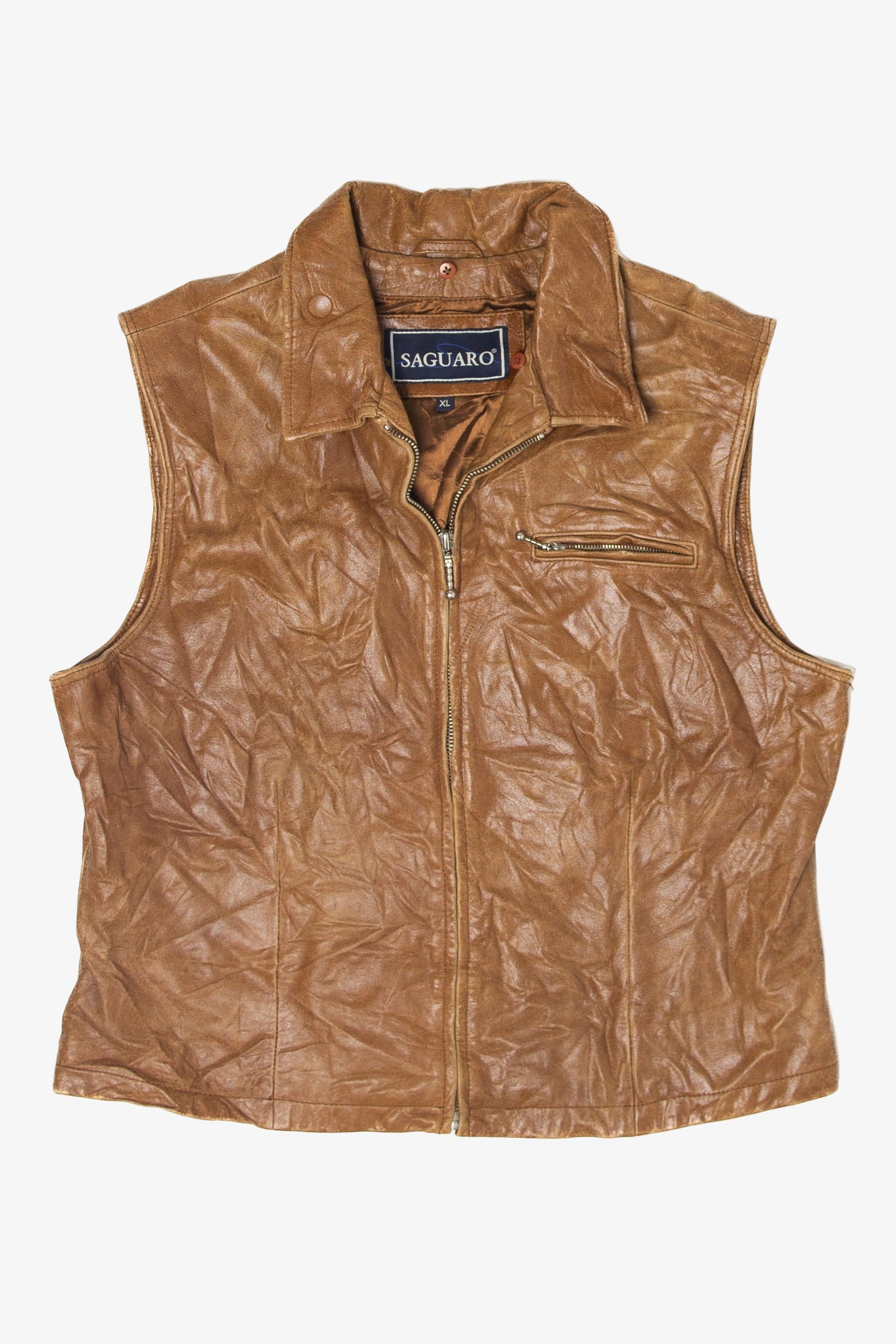 Vintage Sanguaro Leather Vest