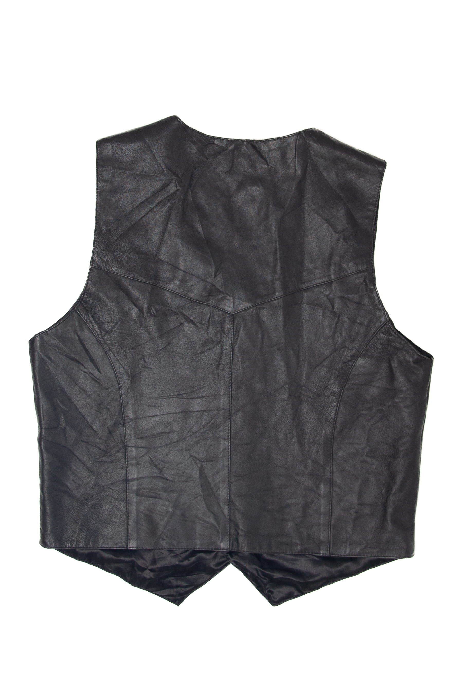 Vintage Modal Leather Vest (1990s)