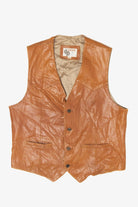 Vintage Silton Leather Vest (1980s)