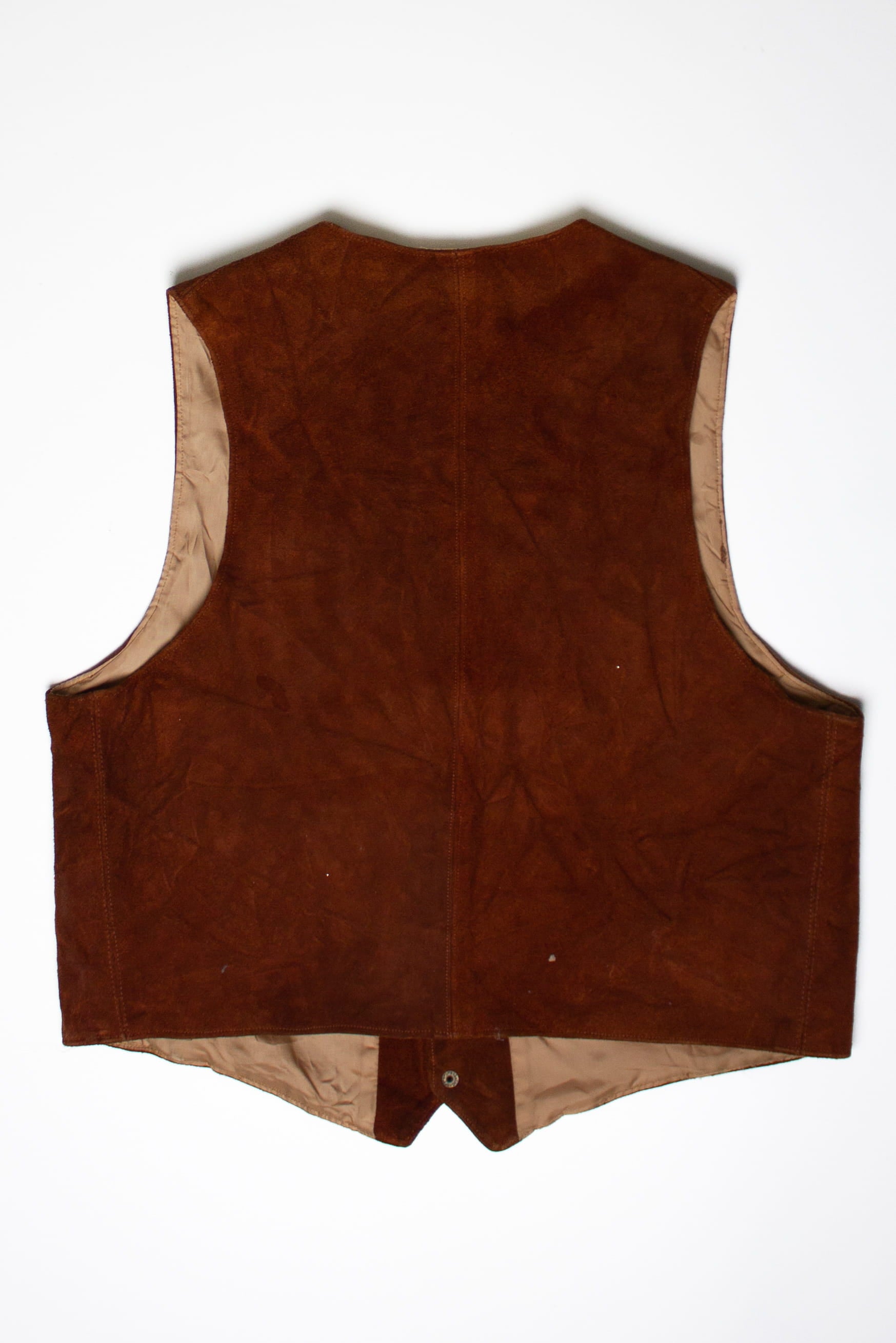 Vintage Brown Ruddock Suede Vest (1970s)