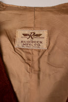 Vintage Brown Ruddock Suede Vest (1970s)
