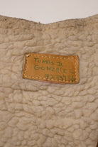 Vintage Brown Suede Sherpa Lined Vest (1970s)