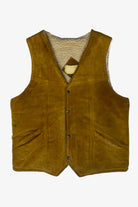 Vintage Marla Suede Sherpa Vest (1970s)