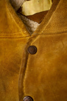 Vintage Marla Suede Sherpa Vest (1970s)