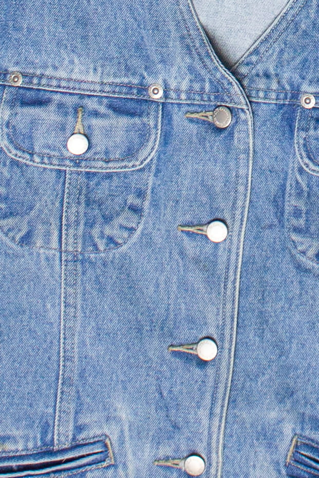 Vintage St. John's Bay Denim Vest (1990s)