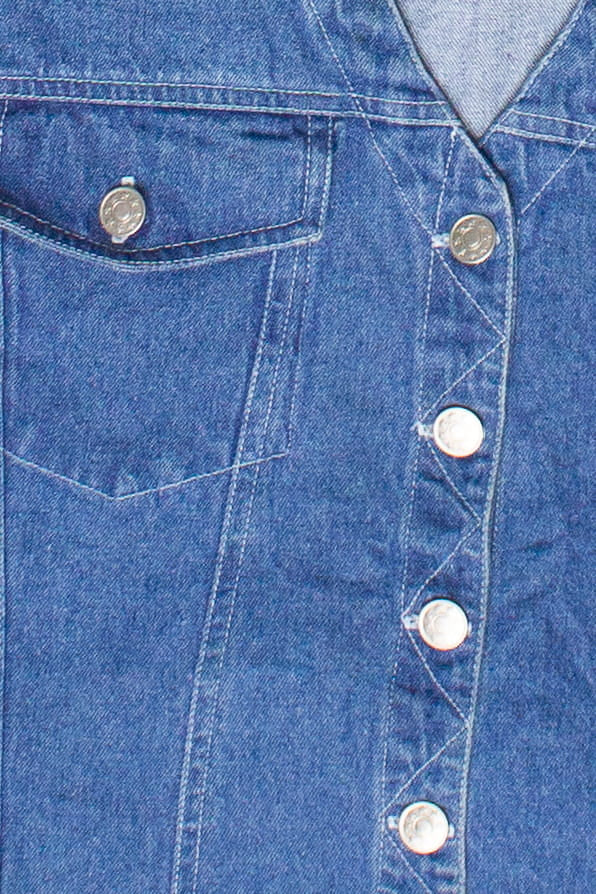 Vintage Westport Ltd. Denim Vest (1990s)