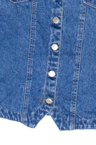 Vintage Passports Denim Vest (1990s)