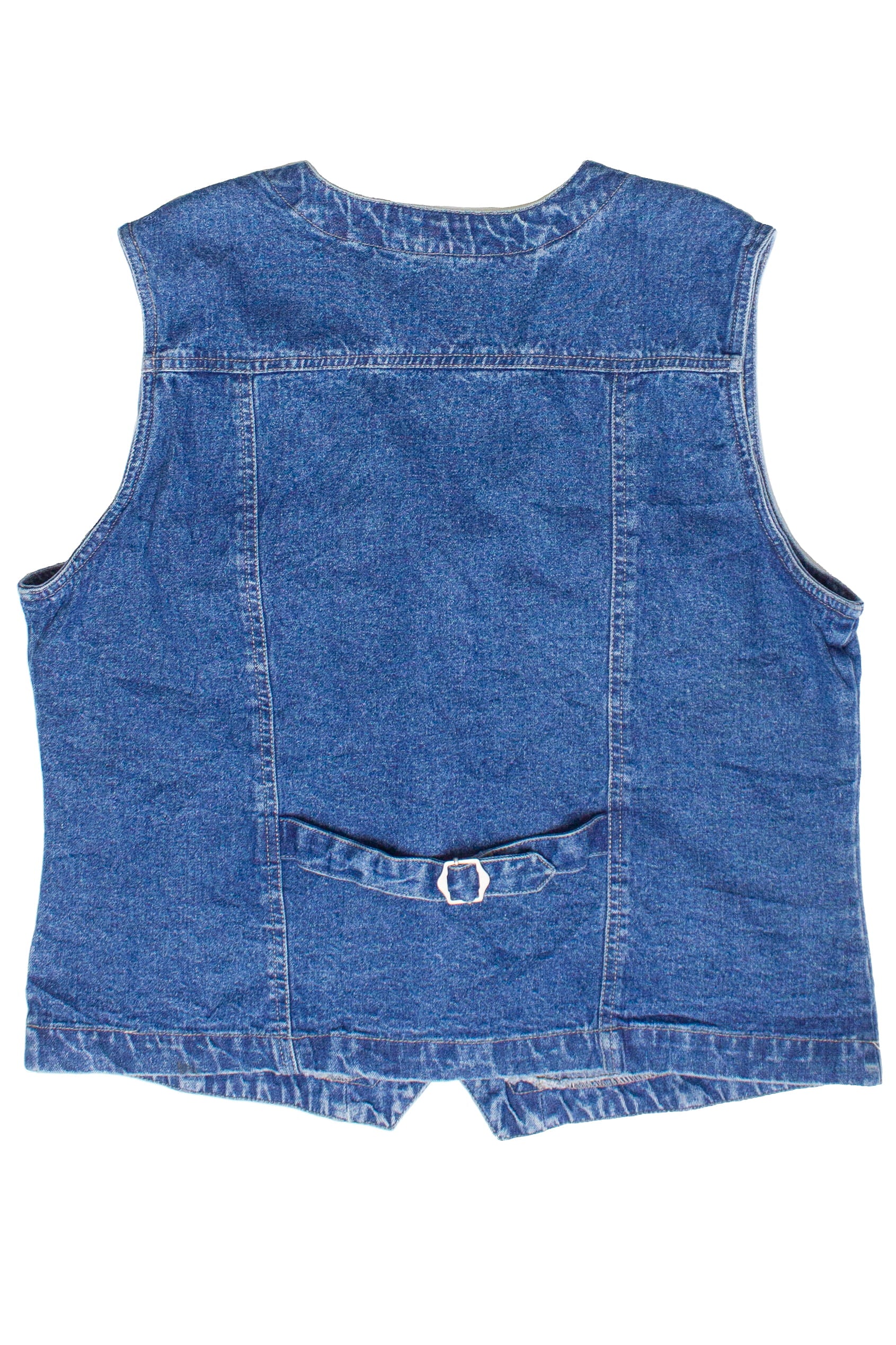 Vintage Passports Denim Vest (1990s)