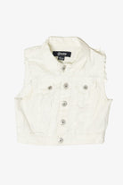 Vintage Rewash White Denim Vest (1990s)