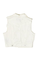 Vintage Rewash White Denim Vest (1990s)