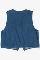 Vintage Fiber Arts Susan Bristol Denim Vest (2000s)