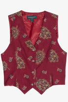 Vintage Paisley Cinch Back Vest (1990s)
