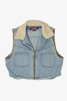 Vintage L.A. Blues Denim Vest (1990s)