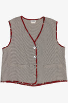 Vintage Clio Floral Hem Lightweight Vest (1980s)