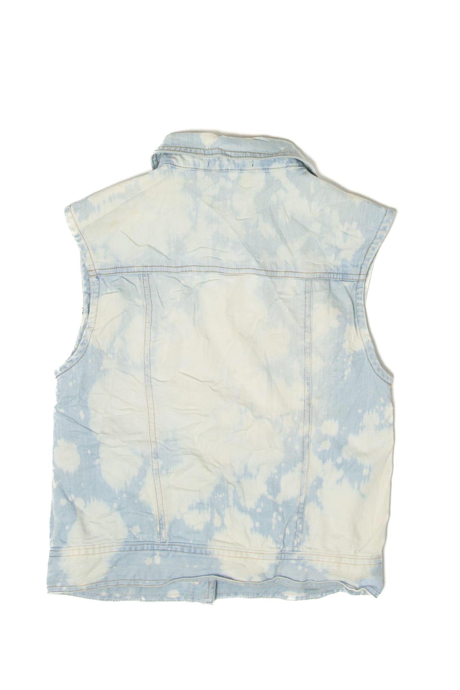 Vintage Forever 21 Acid Wash Denim Vest (2000s)