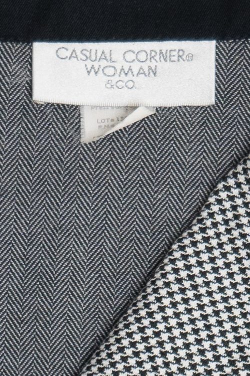 Vintage Patchwork Casual Corner Vest (1990s)