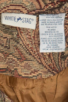 Vintage Paisley Tapestry Zip Up Vest (1990s)