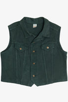 Vintage Forest Green Watch L.A. Denim Vest (1990s)