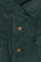 Vintage Forest Green Watch L.A. Denim Vest (1990s)