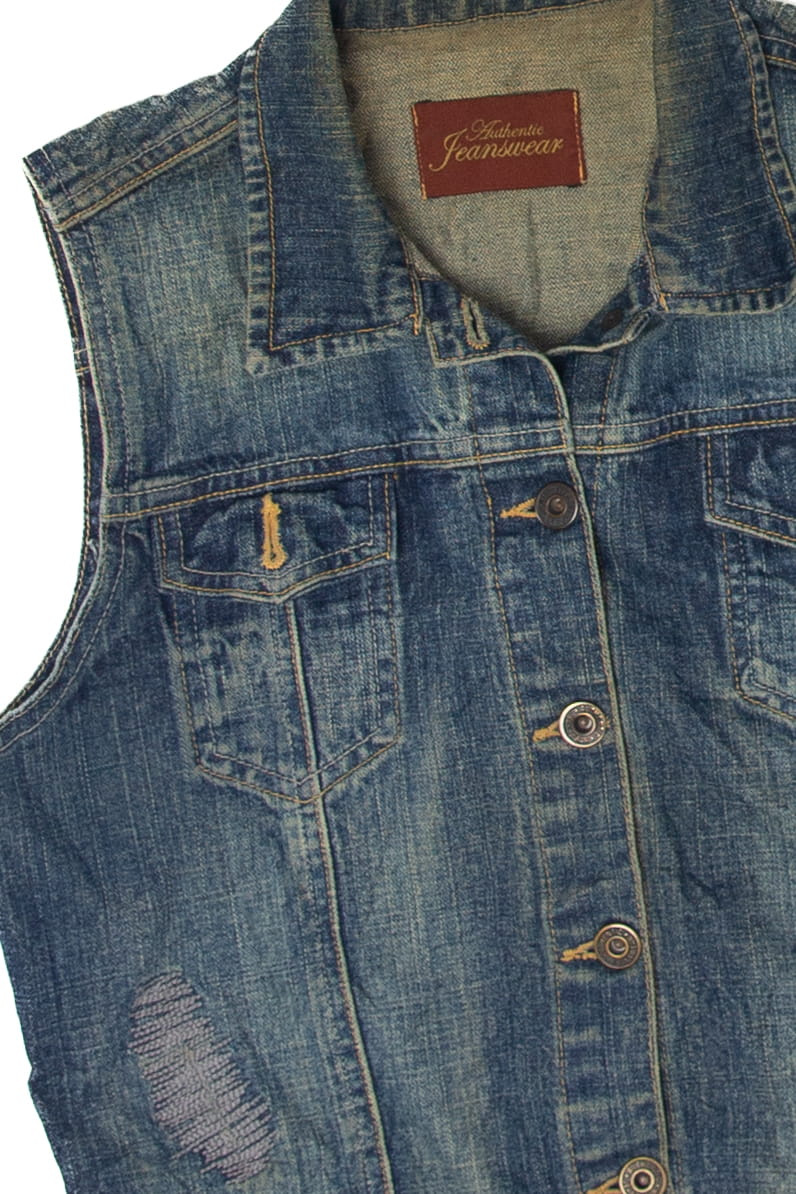 Vintage Authentic Jeanswear Denim Vest (1990s)