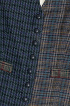 Vintage Tracy Evans Ltd. Plaid Flannel Front Vest (1980s)