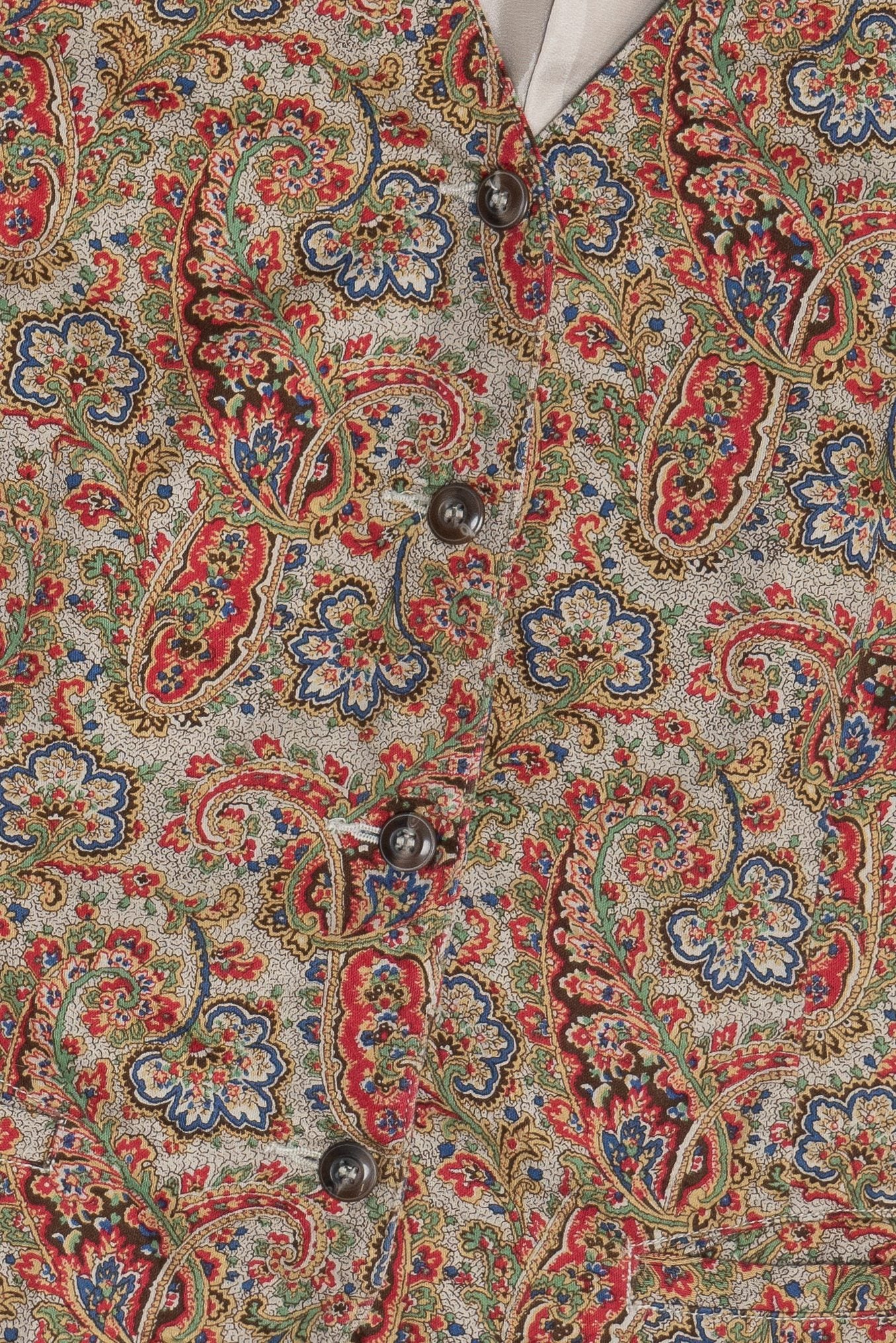 Vintage Liz Sport Paisley Adjustable Vest (1990s)