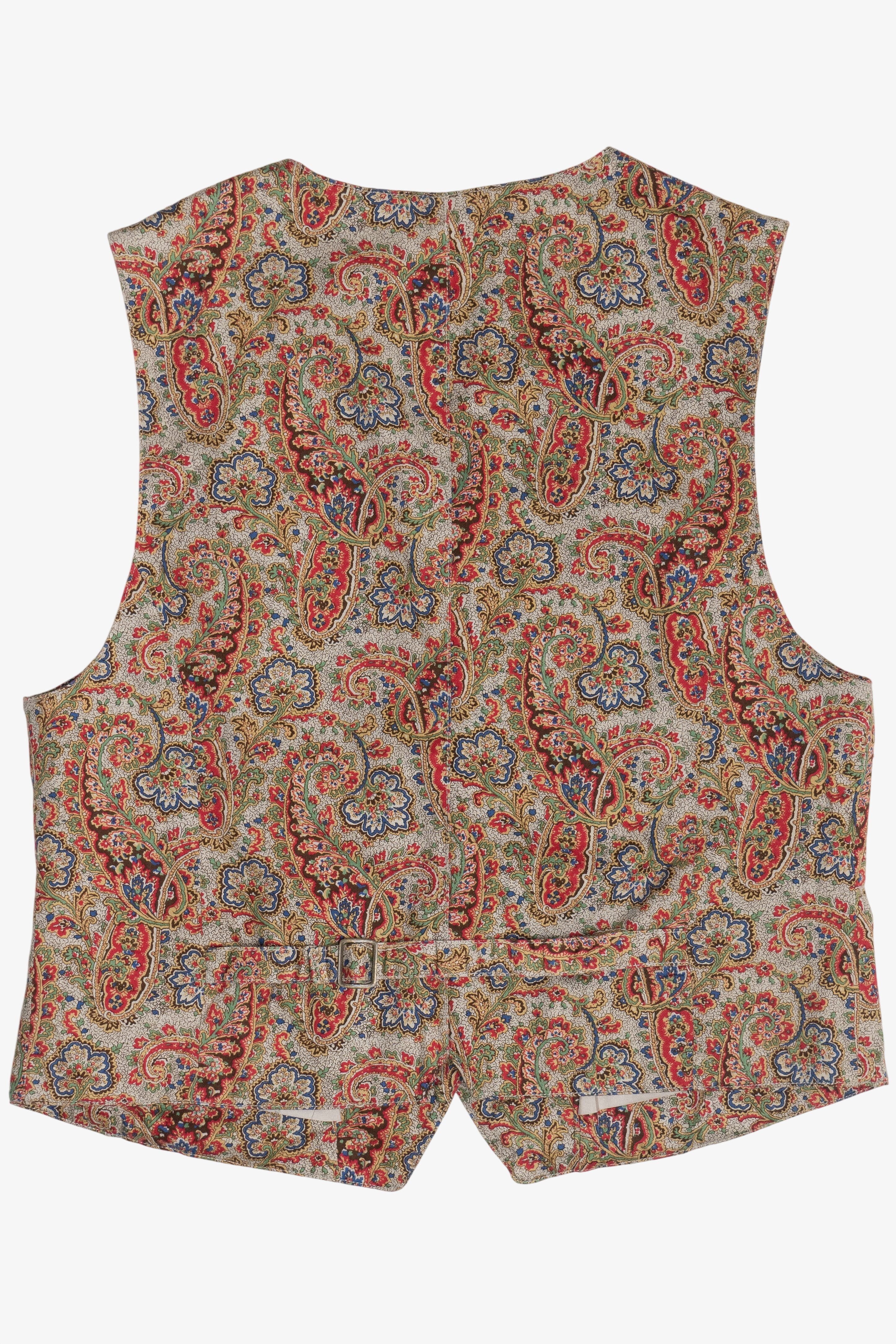 Vintage Liz Sport Paisley Adjustable Vest (1990s)