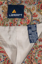Vintage Liz Sport Paisley Adjustable Vest (1990s)