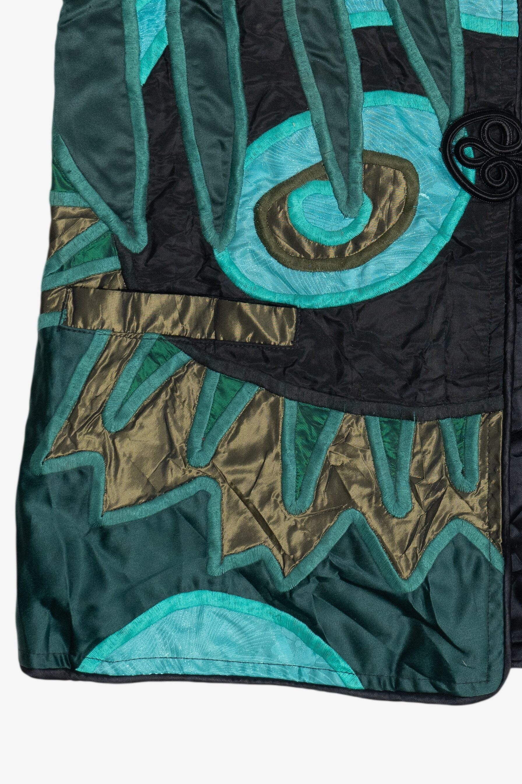 Vintage La Colleccion Judith Roberts Designer Freeform Abstract Vest (1980s)