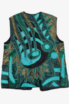 Vintage La Colleccion Judith Roberts Designer Freeform Abstract Vest (1980s)