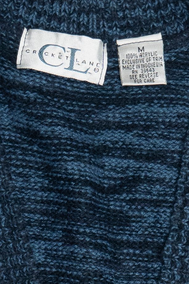 Vintage Cricket Lane Plaid Fall Leaves Vest (1990s)