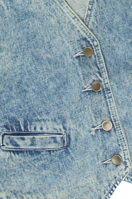 Vintage Merwee Denim Vest (1990s)