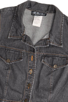Vintage All That Jazz Cropped Denim Vest (1990s)