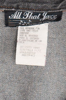 Vintage All That Jazz Cropped Denim Vest (1990s)