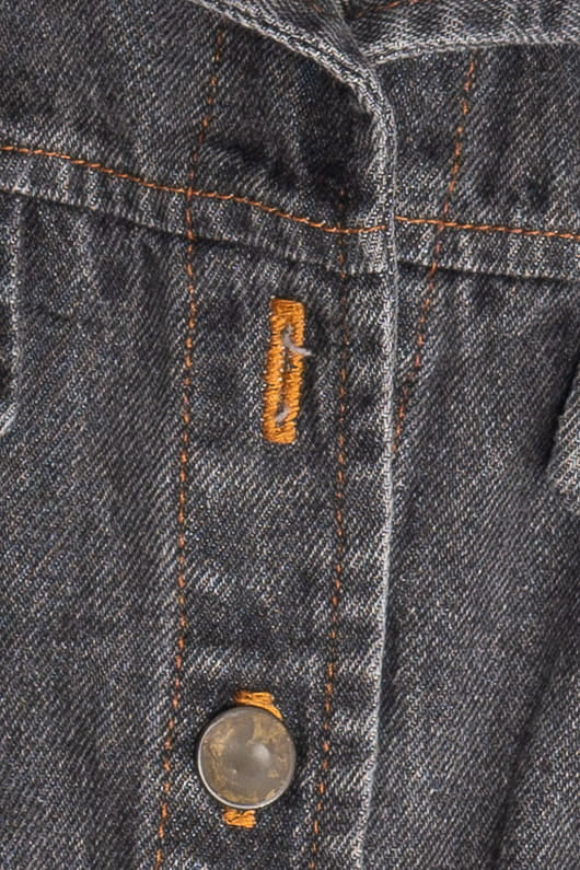 Vintage All That Jazz Cropped Denim Vest (1990s)