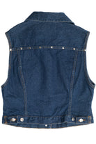 Vintage Star Blue Apparel Studded Denim Vest (2000s)