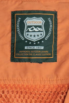 Vintage Orange Lightweight Netted Mesh Back Fishing Multi Pocket Vest (2000s)