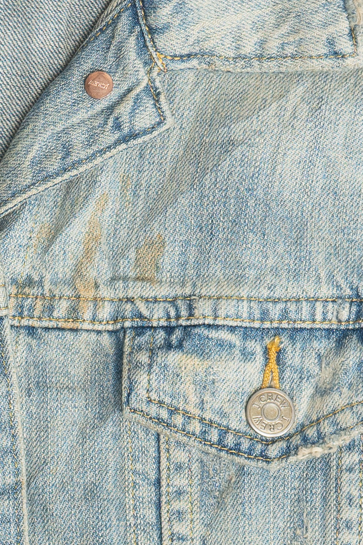 J. Crew Tinted-Out Wash Denim Vest (2010s)