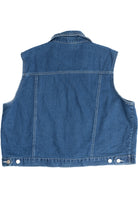 Vintage Mountain Lake Lightweight Denim Vest (1990s)