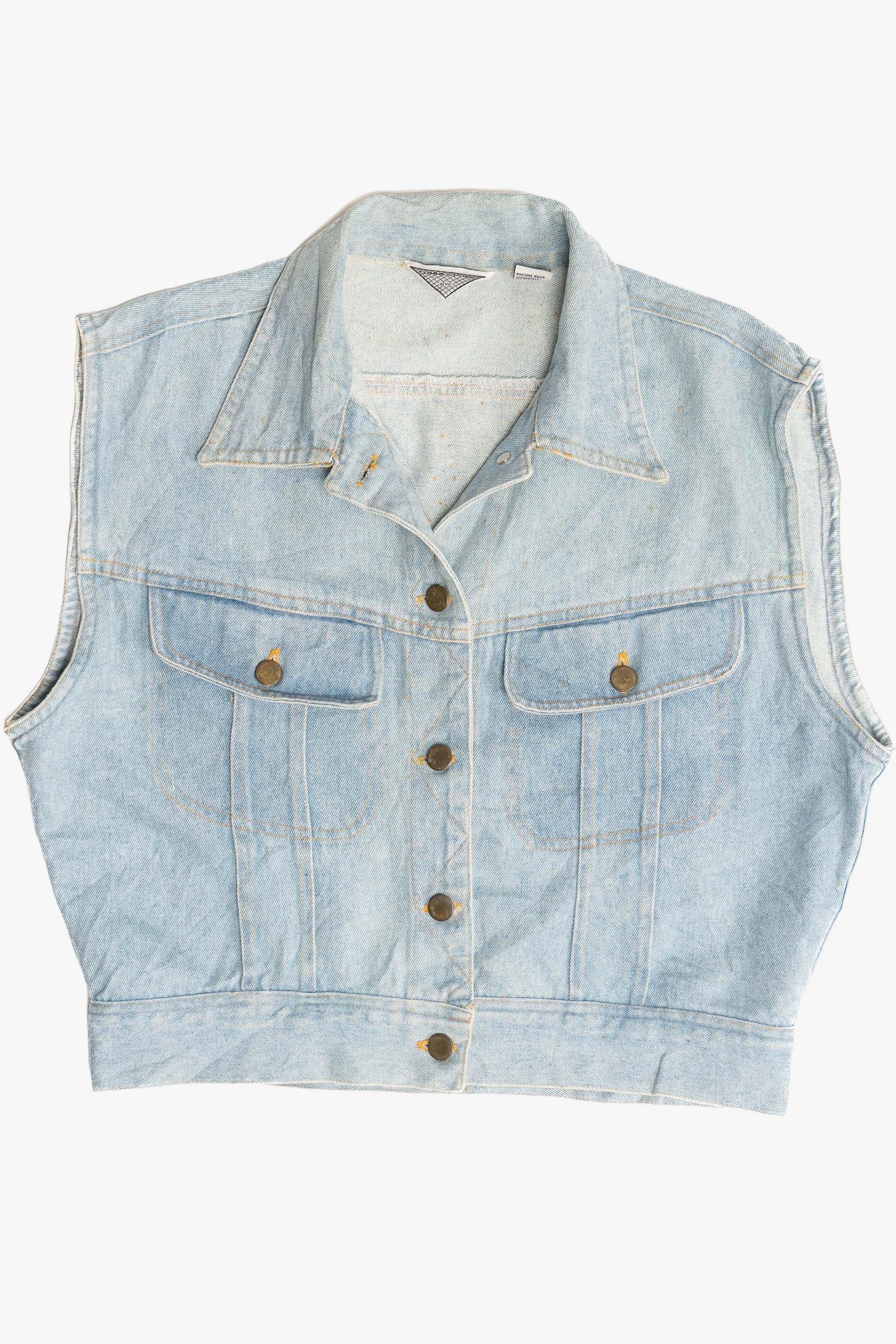 Vintage Connections NYC Denim Vest (1990s)