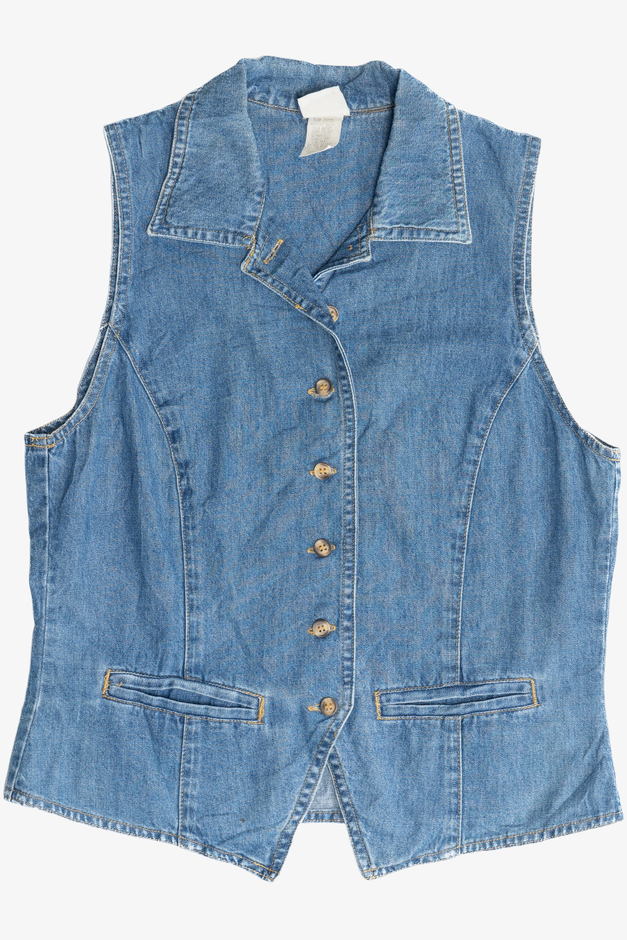 Vintage Merona Lightweight Denim Vest (1990s)
