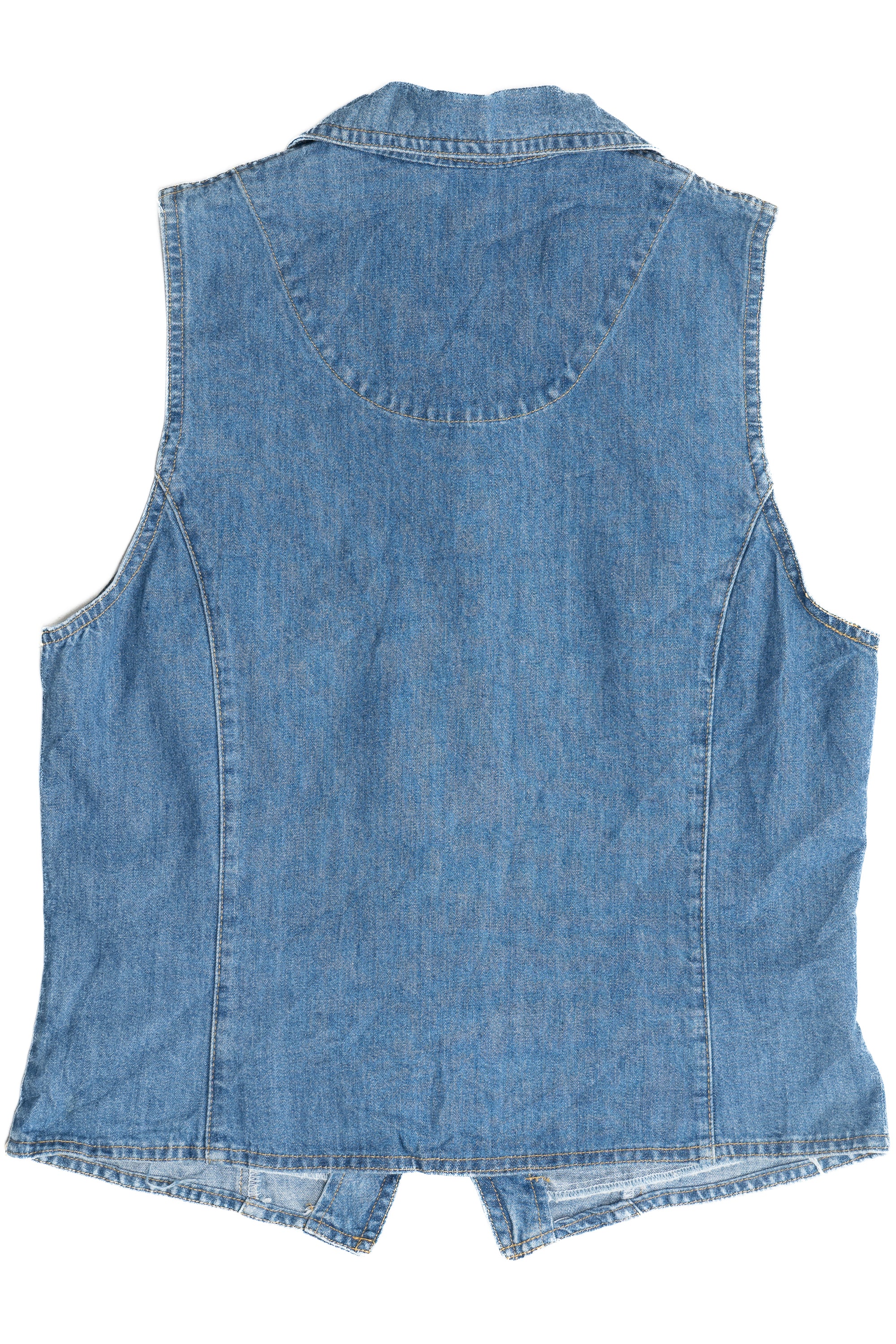 Vintage Merona Lightweight Denim Vest (1990s)