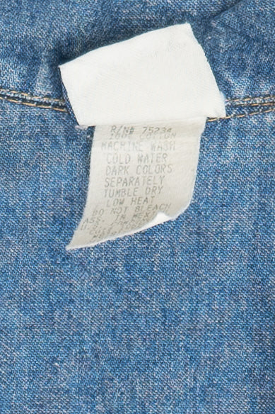 Vintage Merona Lightweight Denim Vest (1990s)