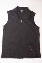 Vintage Zip Eyelet Vest (2000s)