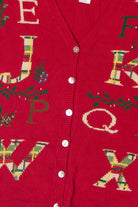 Vintage Alphabet Teacher's Vest (1990s)