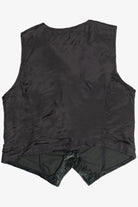 Vintage Green & Blue Paisley Velvet Vest (1990s)