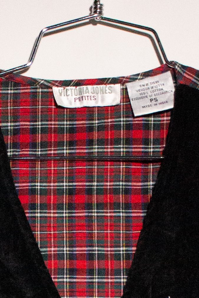 Vintage Victoria Jones Christmas Vest (1990s)