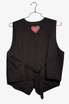 Vintage Christmas Grid Vest (1990s)