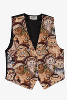 Vintage Cats Idea Nuova Vest (1990s)