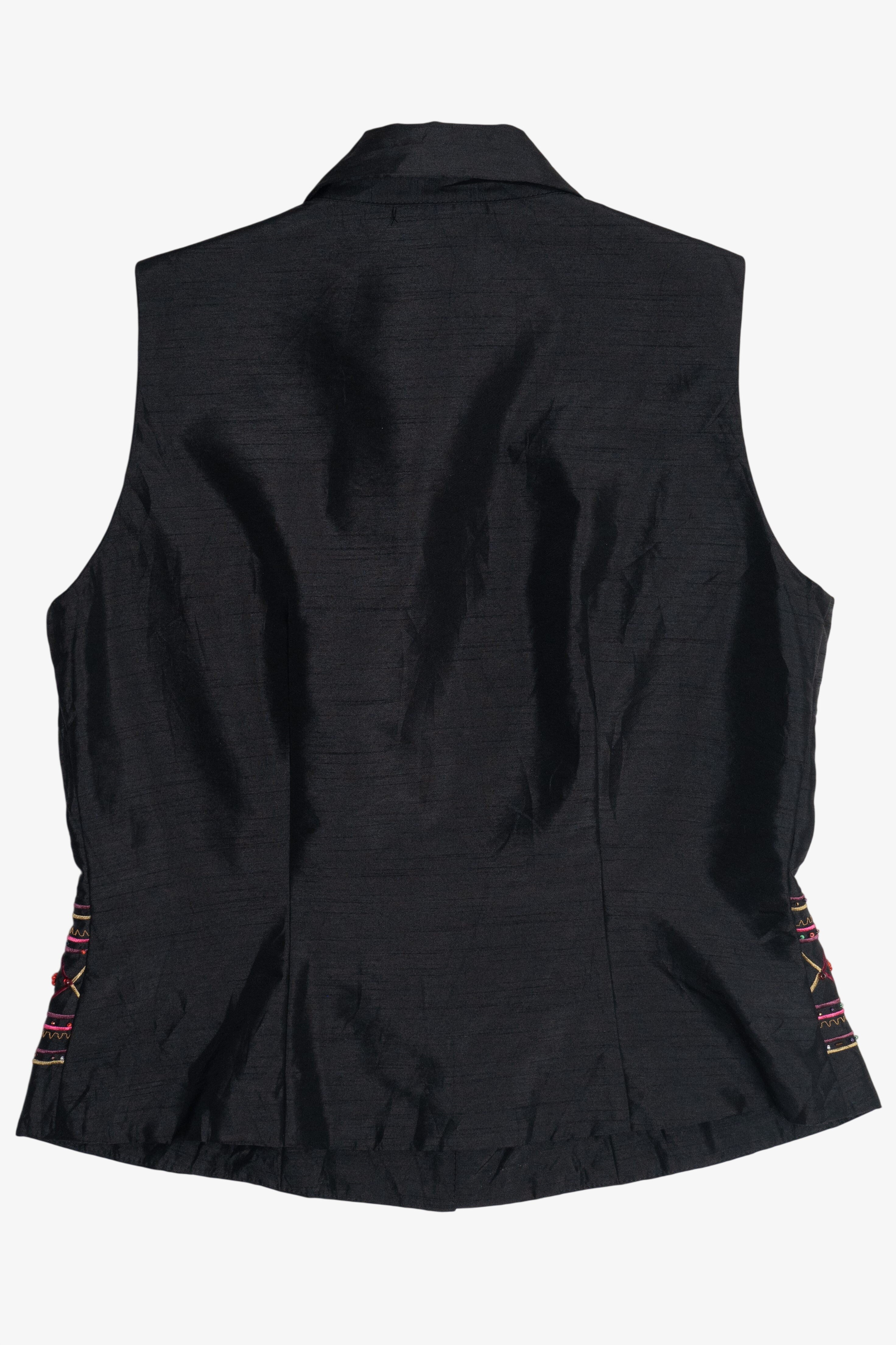 Vintage Y2K Danny & Nicole Beaded Button Up Vest (1990s)